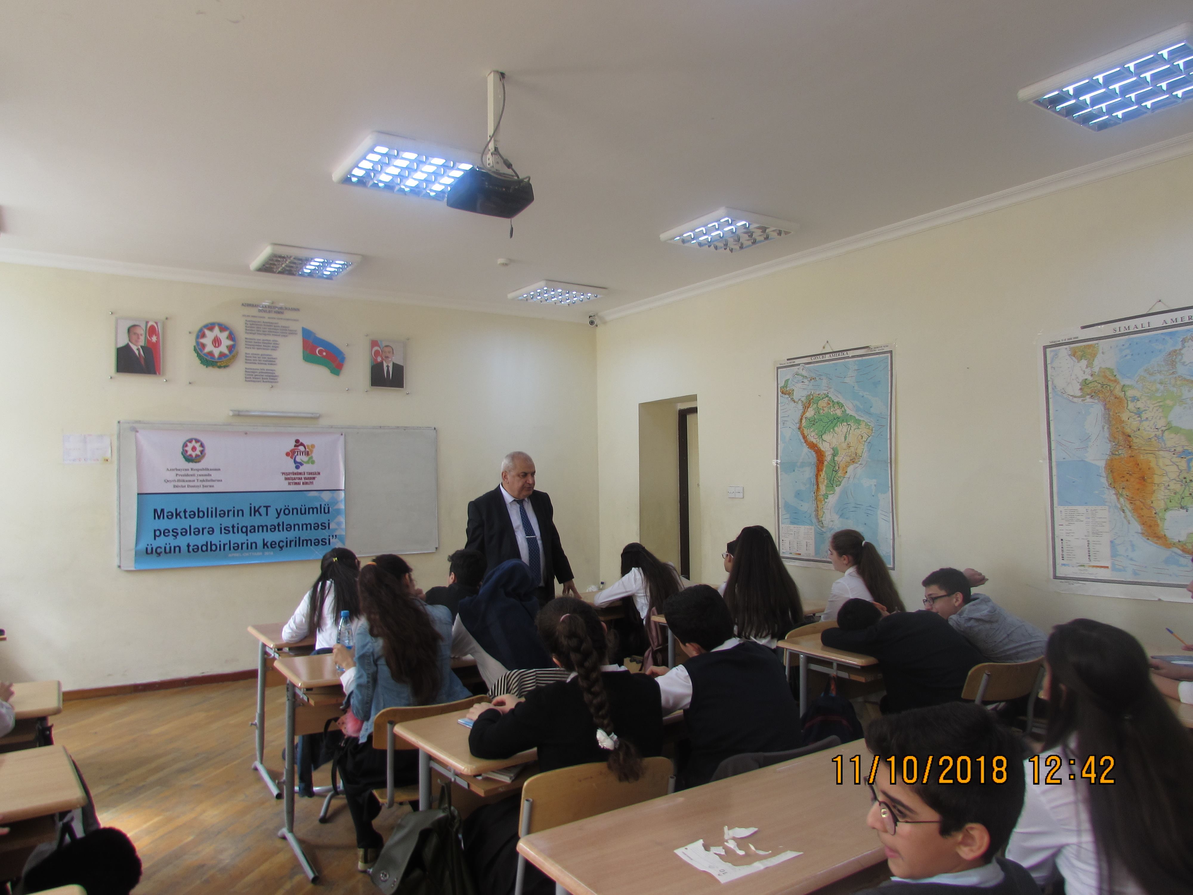 “Məktəblilərin İKT yönümlü peşələrə istiqamətlənməsi üçün tədbirlərin keçirilməsi”  layihəsi  davam edir