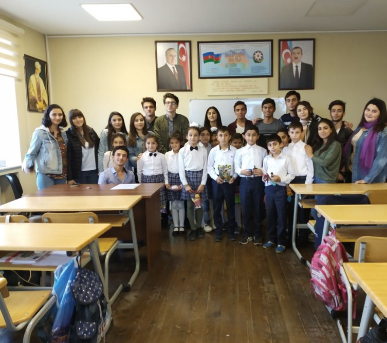 ADNSU-nun tələbələri internat məktəbində olublar  