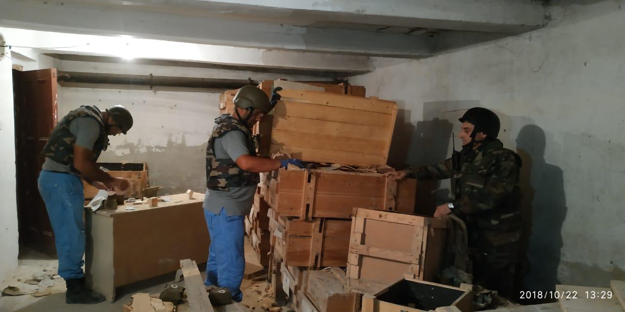 Bakıda məktəbdən hərbi sursat tapıldı