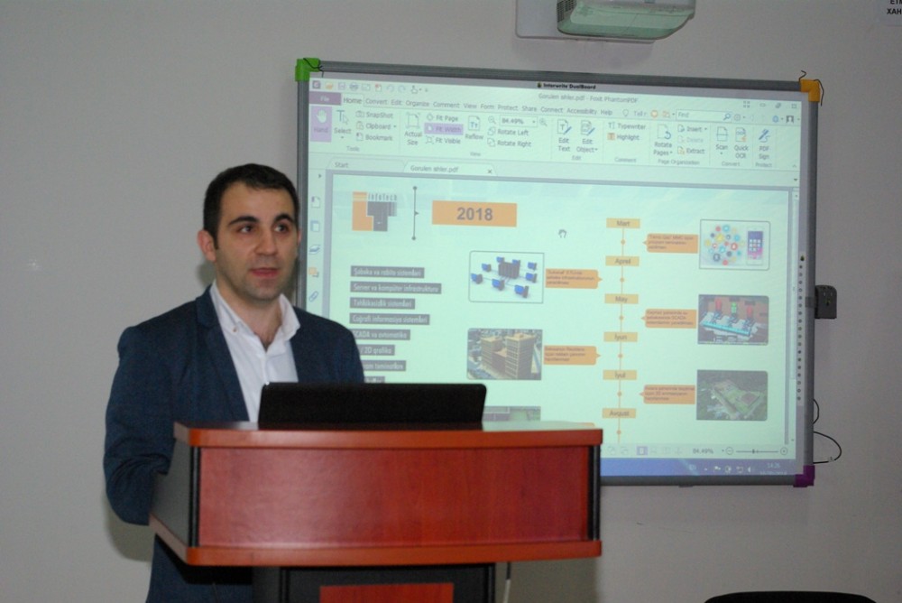 Tələbələrə “3D qrafika”sı mövzusunda seminar keçirildi