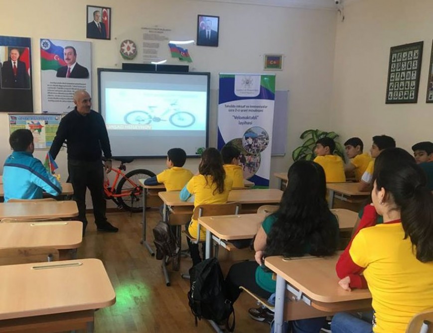 Qrant layihə çərçivəsində keçirilən seminar velosiped idmanına həsr olunub  