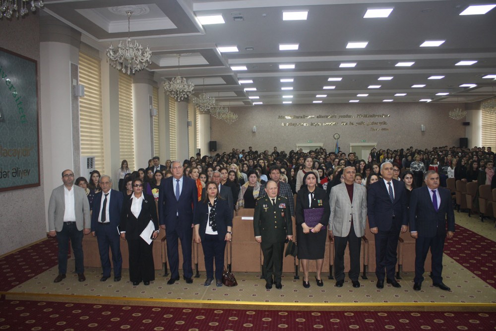 Universitetdə  Mehdi Hüseynzadənin xatirəsi anıldı