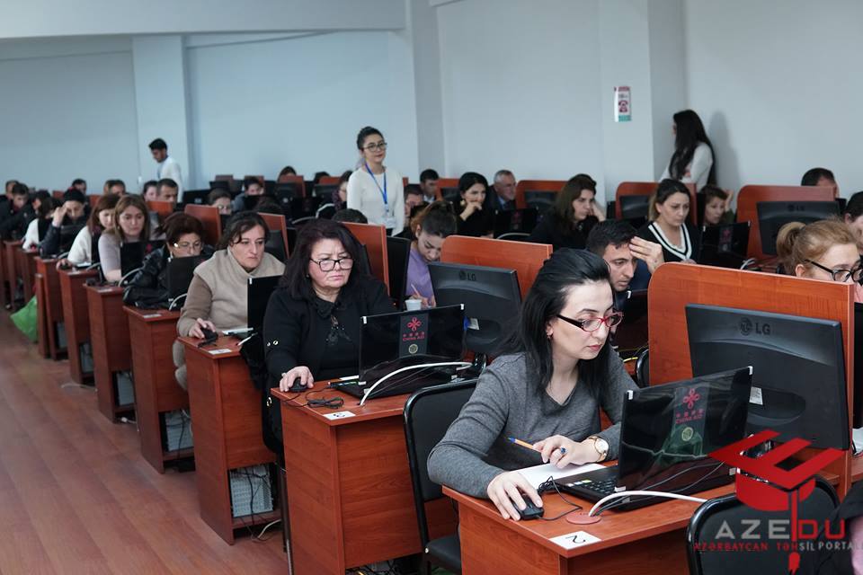 Bu gün keçirilən direktorların işəqəbulu imtahanından maraqlı görüntülər - FOTO  