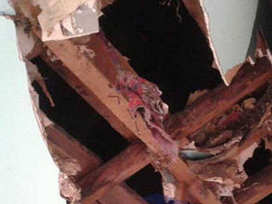 Təhsil Nazirliyinin mütəxəssisləri tavanı uçan məktəbə baxış keçiriblər - AÇIQLAMA