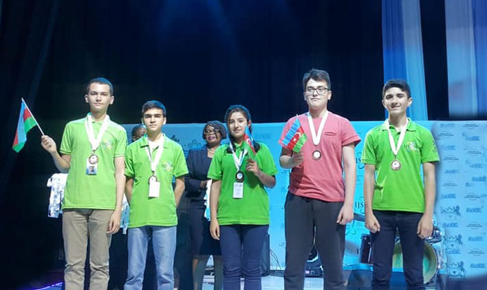 Məktəblilərimiz Beynəlxalq Elm Olimpiadasından 5 medalla qyıdıblar  