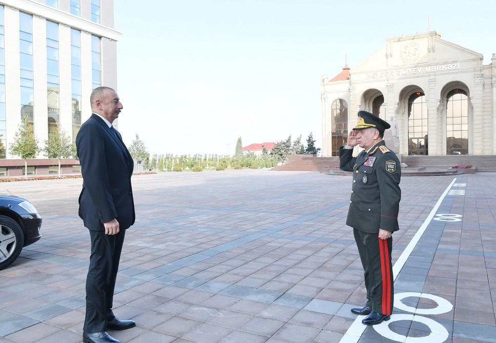 İlham Əliyev Polis Akademiyasının yeni tədris binasının açılışında