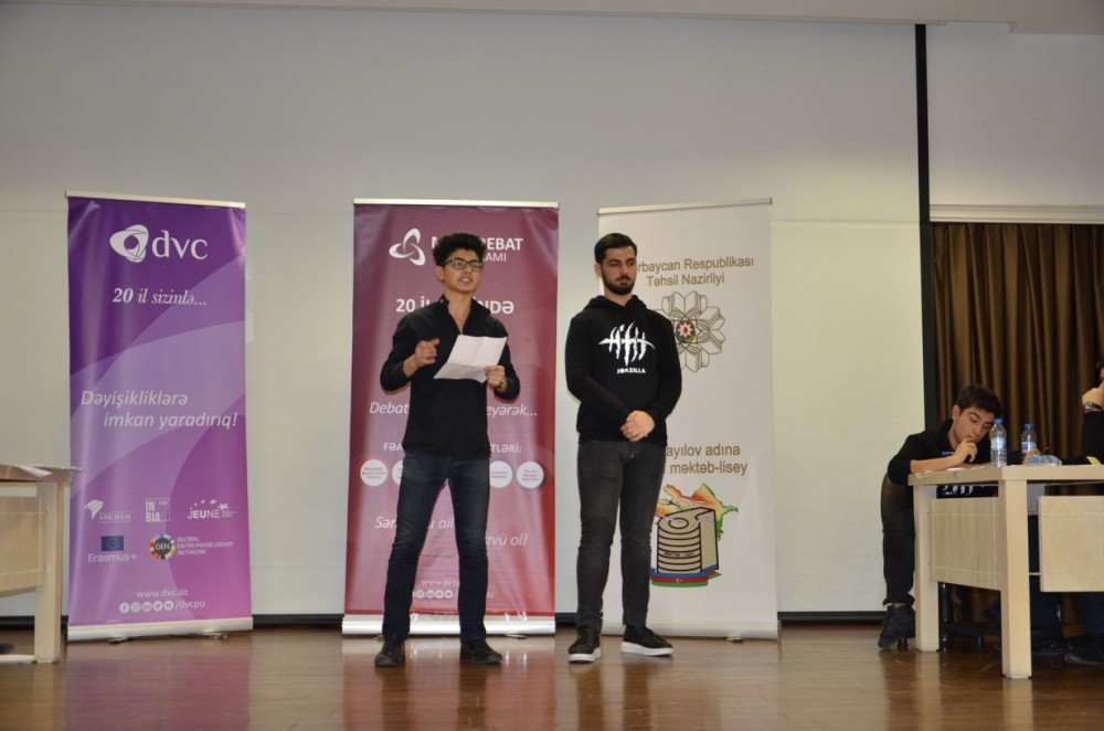 “Bakı Məktəblərarası Debat Forumu 2018” başa çatdı