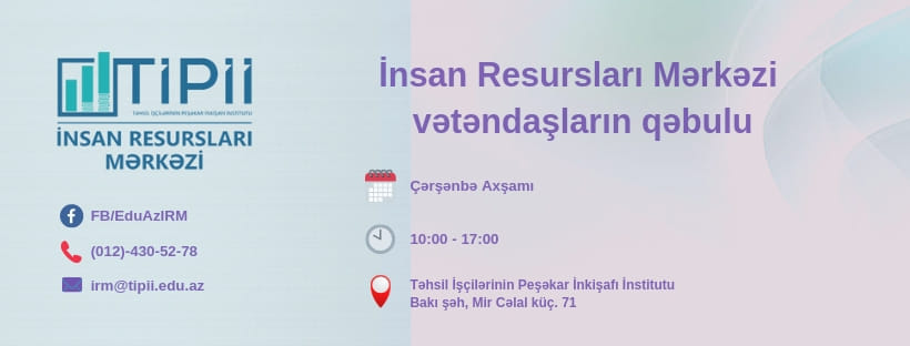 İnsan Resursları Mərkəzinin 2018-ci ildə gördüyü  vacib işlər - Bir qismi