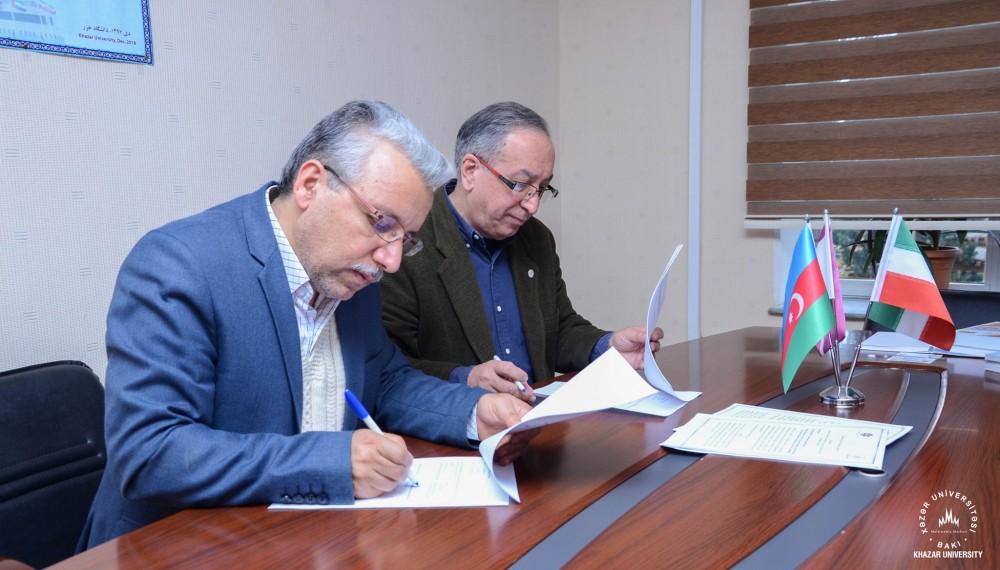 Xəzər Universitetində İranın Elm və Texnologiya Regional İnformasiya Mərkəzinin filialı yaradıldı  