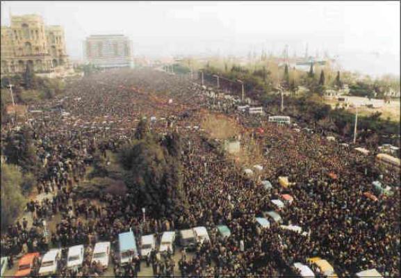 Xalqımız 20 Yanvar şəhidlərinin 29-cu ildönümünü anır