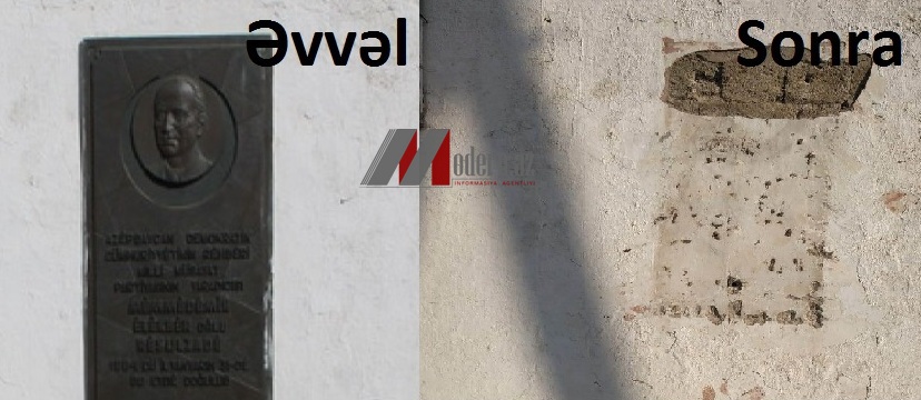 Rəsulzadənin yeni barelyefi sabah yerinə asılacaq    