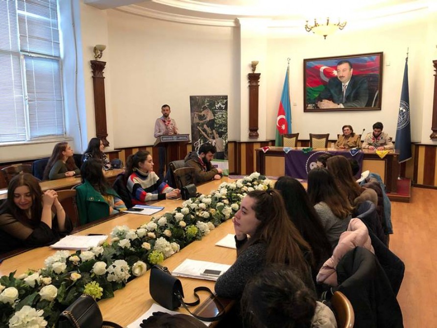 UNEC-də Azərbaycan Skautlar Assosiasiyasının təqdimatı olub