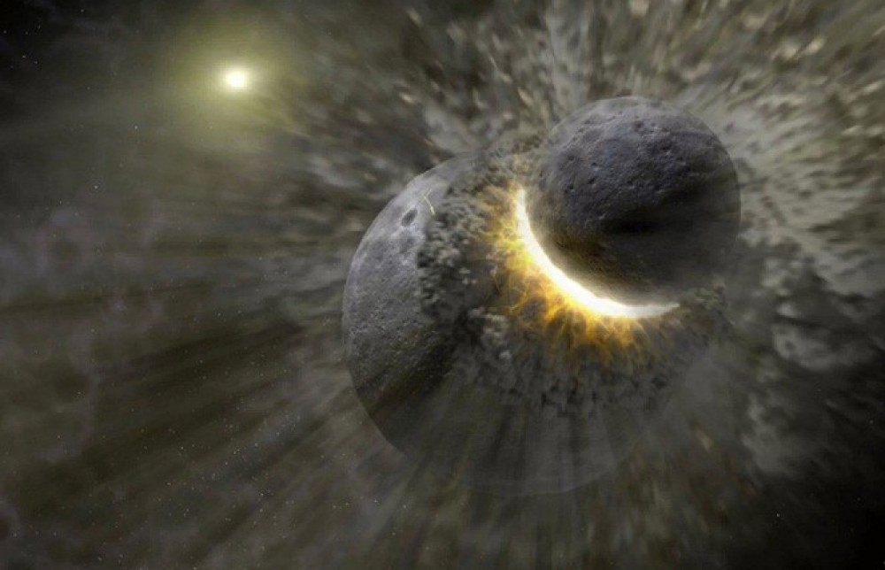 Alimlər nəhəng Yer tipli planetlərlə toqquşmaları tədqiq edir