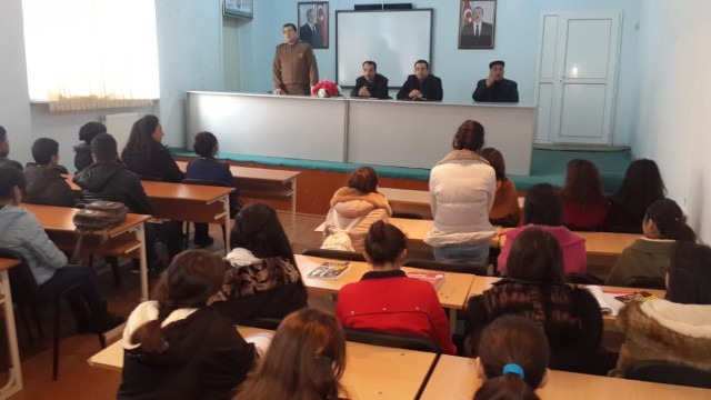 Şagirdlər fövqəladə vəziyyətdə necə davranmağı öyrəndi
