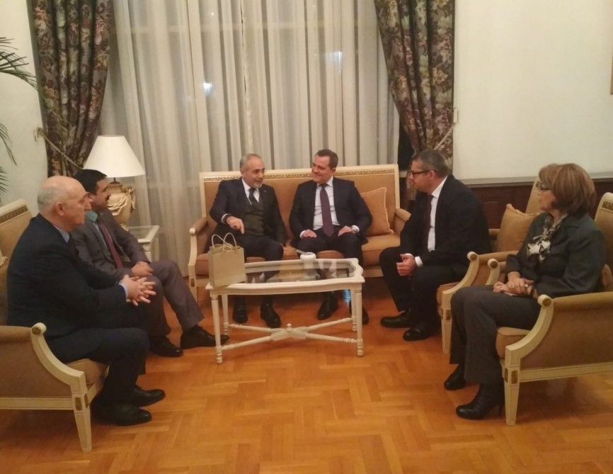 Ceyhun Bayramov Ərdoğanın baş müşaviri ilə görüşüb