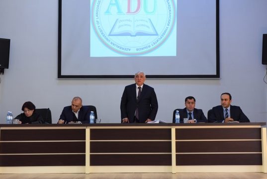 Universitetin kollektivi ölkə Prezident İlham Əliyevə təşəkkür etdi