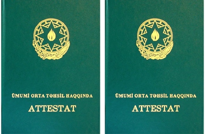 Orta məktəbi uğurla bitirənlərə  xüsusi  attestat veriləcək