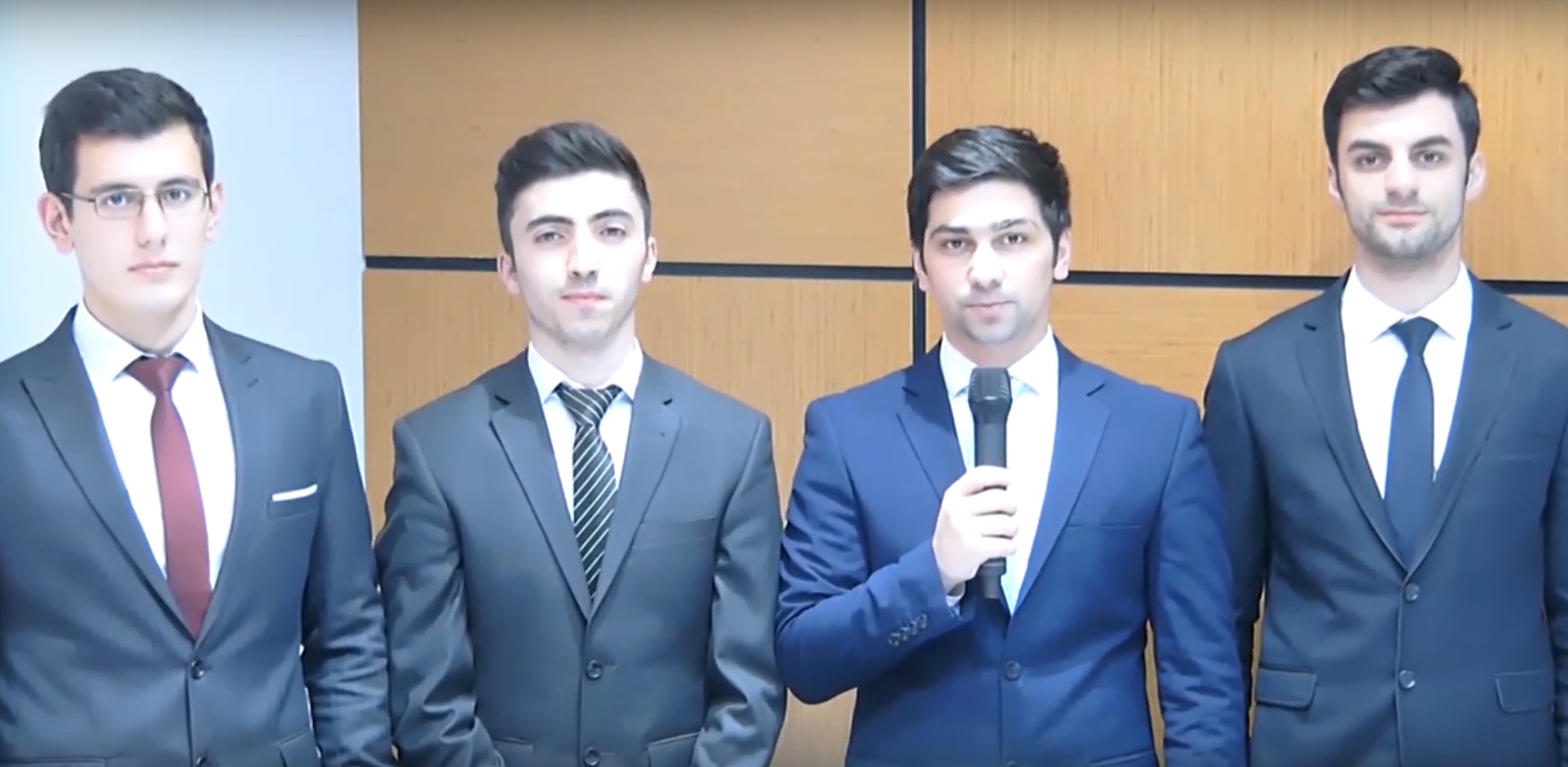 Beynəlxalq yarışmanın Azərbaycandan olan təmsilçiləri: UNEC komandası    