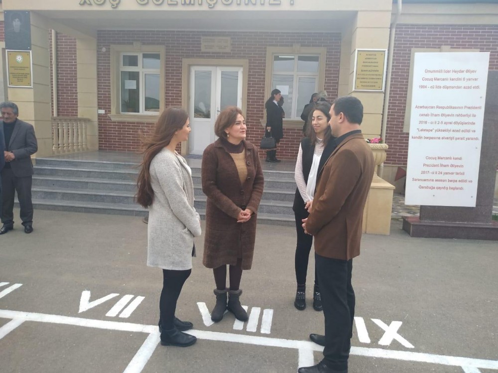 Nazir müavini Cocuq Mərcanlıda ADU-nun tələbələri ilə görüşdü - FOTO