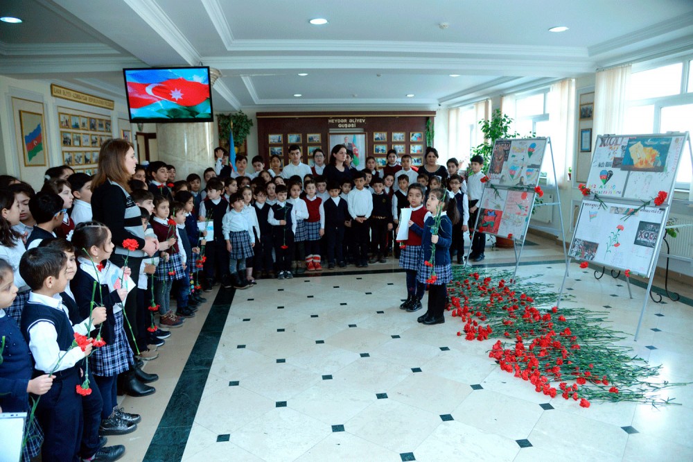 Təhsil müəssisələrində Xocalı dərsi  