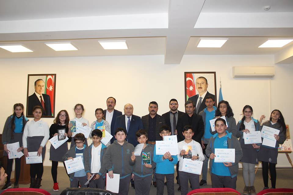 Hədəf liseyinin “Bir şəhidin kitabı” esse-kitab layihəsi – Müsabiqə və Xocalı dərsi -FOTOLAR  