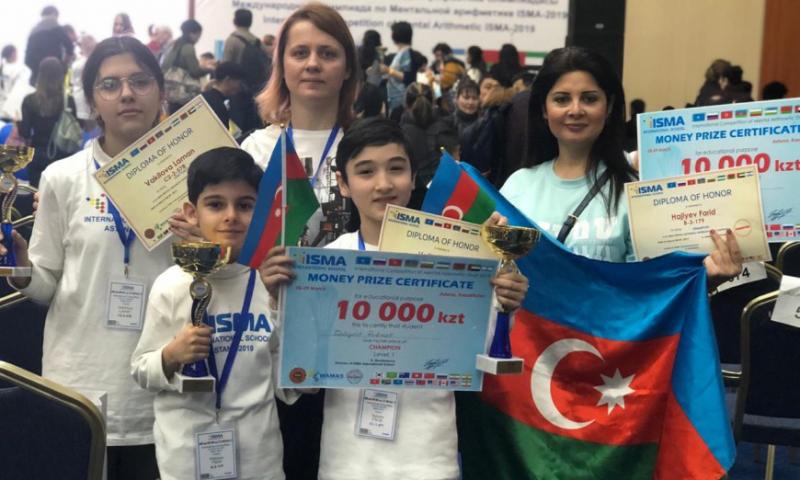 Azərbaycan məktəbliləri beynəlxalq olimpiadanın qalibi olublar