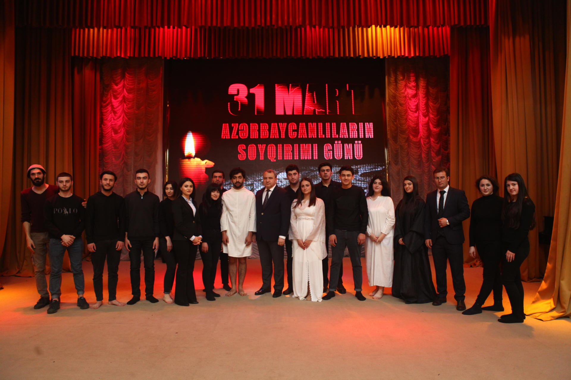 BDU-da soyqırımı qurbanları anılıb - FOTO