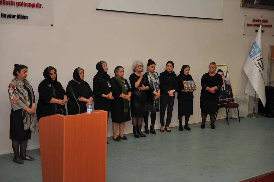 BMU-da Aprel döyüşlərinin üçüncü ildönümü qeyd olunub - FOTO  