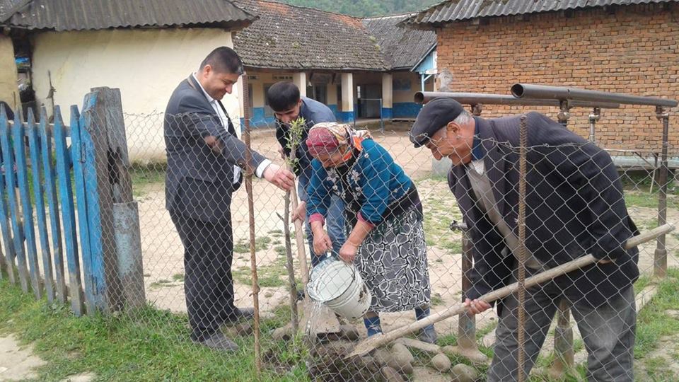 Ucqar kənddə “Yaşıl məktəb” aksiyası keçirilib - FOTO