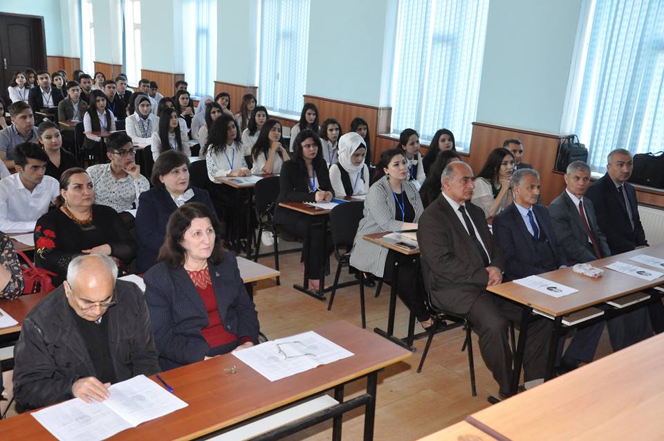 LDU-da Tələbə Elmi Cəmiyyətinin I elmi konfransı keçirilib - FOTO  