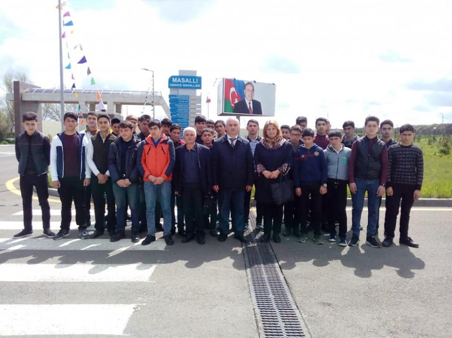 Lənkəran Peşə Liseyinin tələbələri Masallı Sənaye Məhəlləsinə olublar