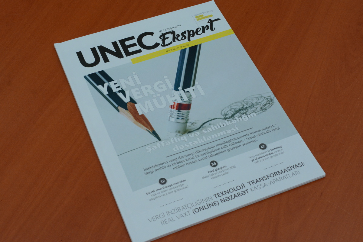 “UNEC Ekspert” jurnalının xüsusi buraxılışı: Vergi islahatları  