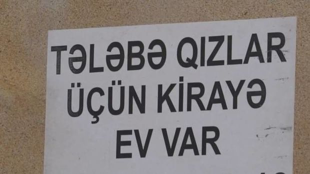 Tələbələrin kirayə ev qayğısı: \