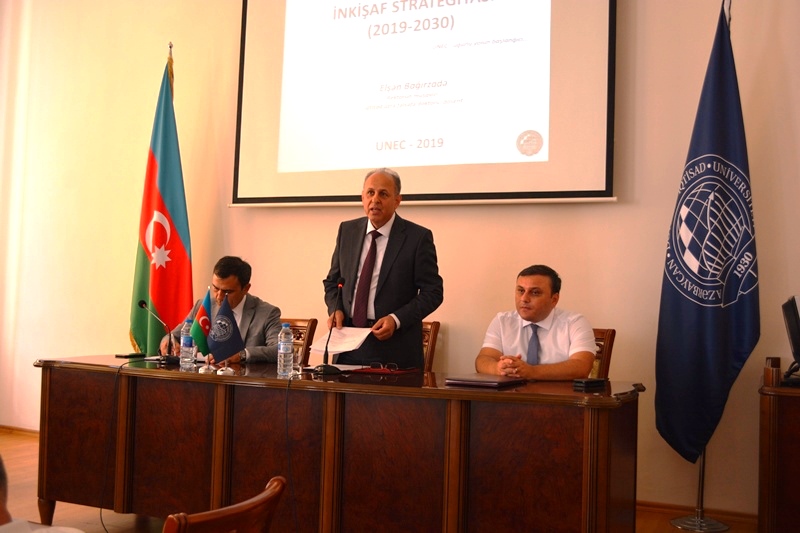 UNEC-in Nizamnaməsi və “UNEC-100” İnkişaf Strategiyası təqdim olundu  