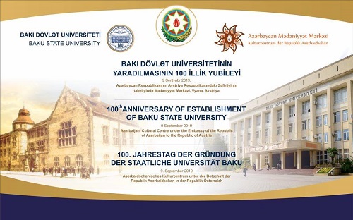  Vyanada BDU-nun 100 illik yubileyi qeyd ediləcək   