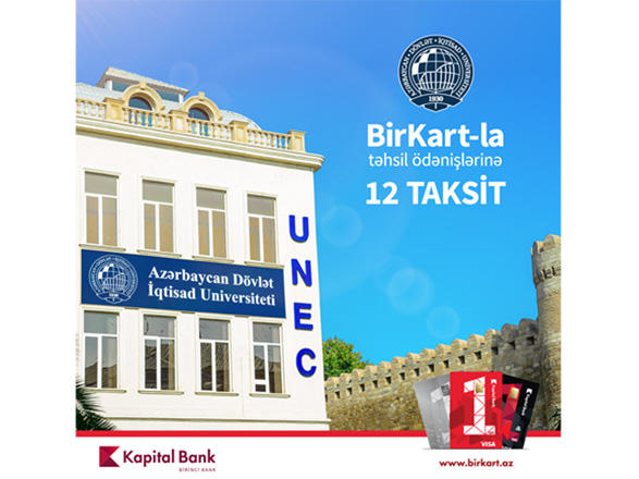 BirKart-la UNEC-də təhsil haqqını hissə-hissə ödəmək olar  