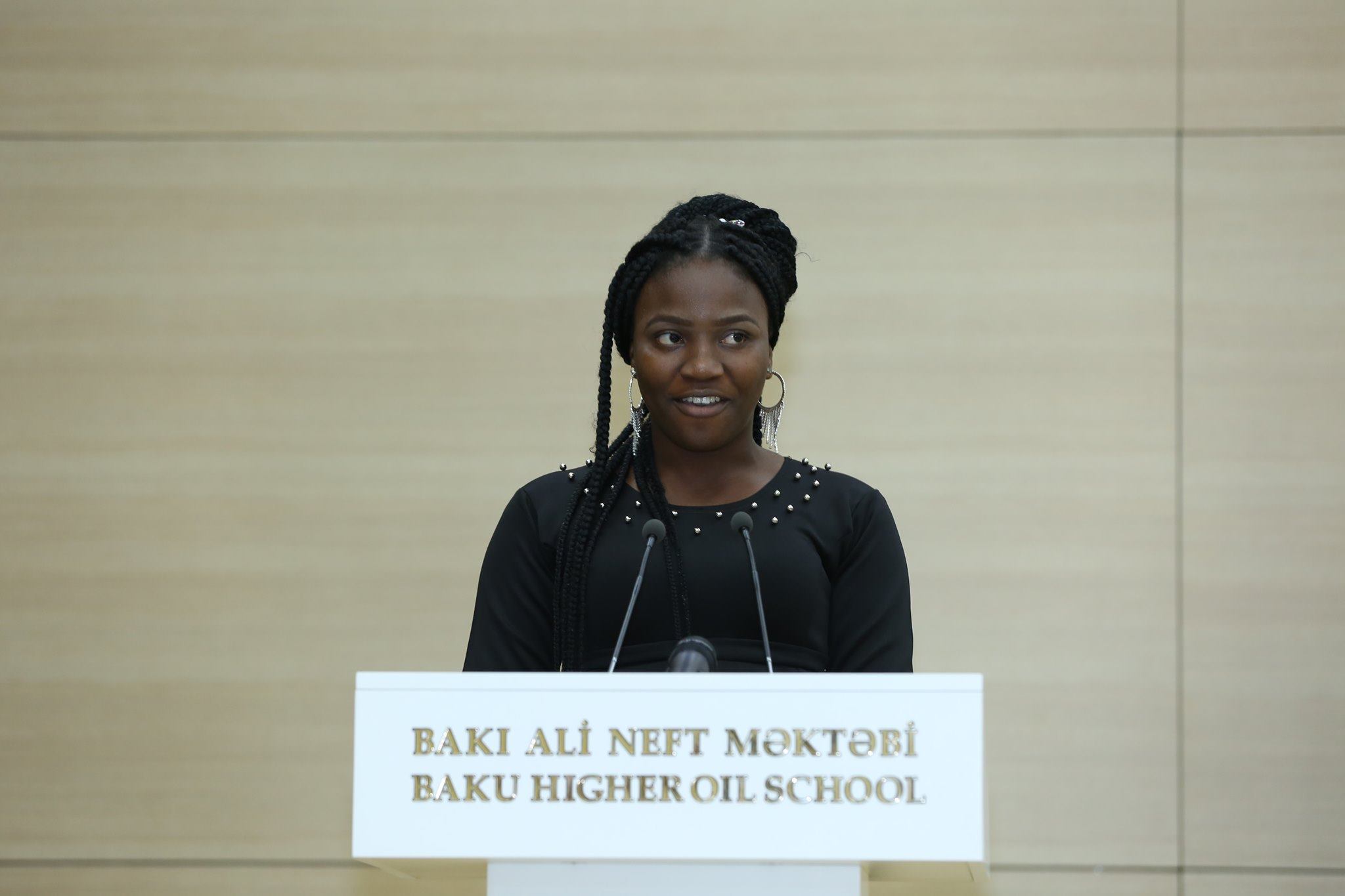 BANM-ın nigeriyalı tələbəsi ölkəmizdə təhsilə başlamasından həyəcan duyduğunu bildirib