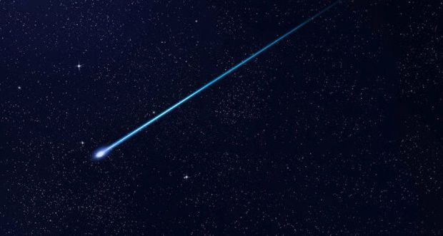 Meteoritin düşmə anı 