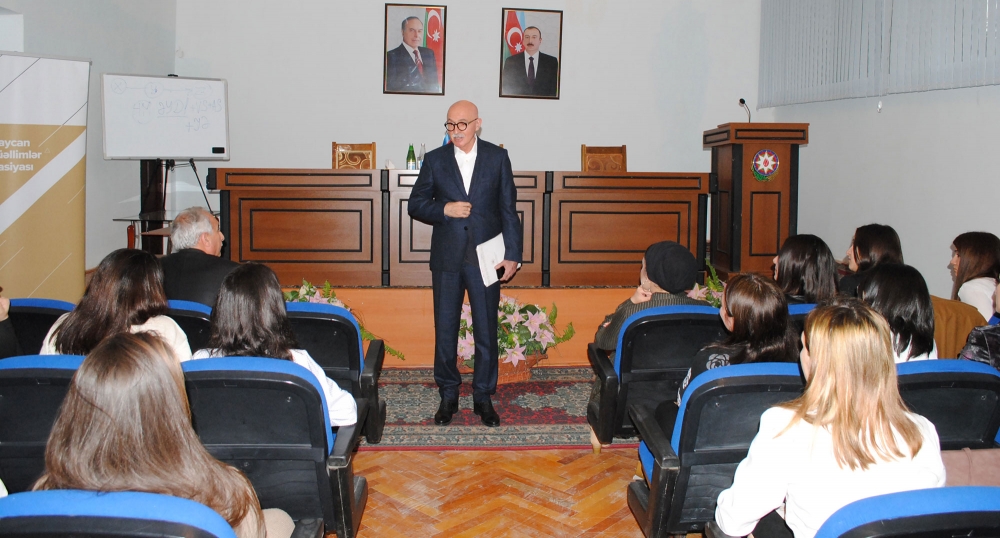 Mingəçevirdə gənc müəllimlərlə görüş