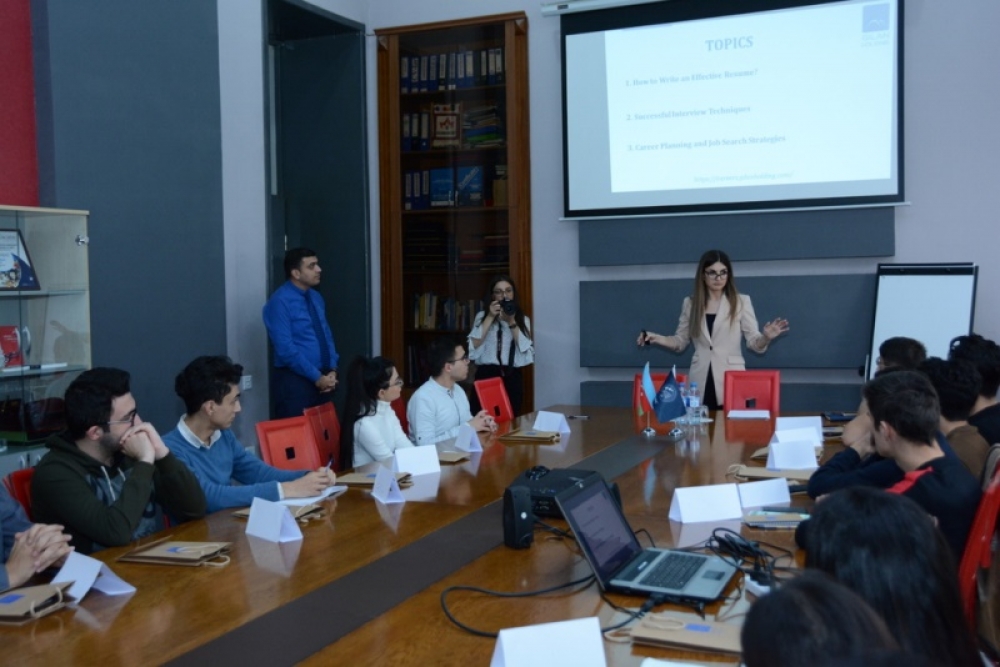 UNEC: tələbələr işə qəbul üzrə müsahibələrdən uğurla keçməyin qaydaları barədə məlumatlandırılıb