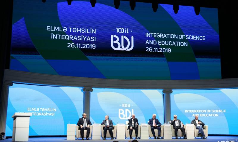 Bakı Dövlət Universitetinin 100 illik yubileyinə həsr olunan beynəlxalq konfrans: elm və təhsilin inteqrasiyası