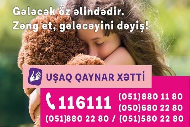 “Uşaq Qaynar Xətt” xidmətinə ötən il xeyli müraciət daxil olub