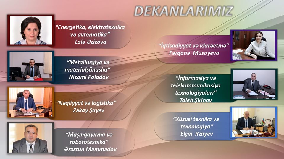AzTU-da 7 yeni dekan seçildi