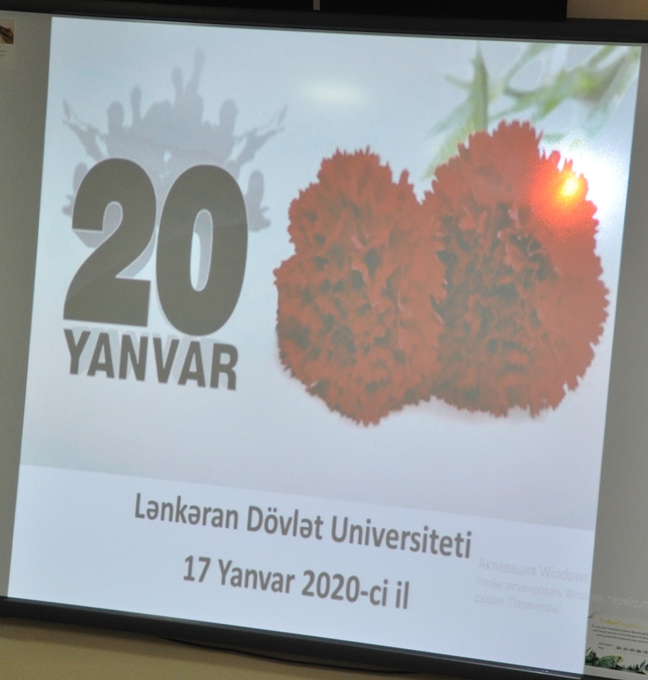  20 Yanvar faciəsi qurbanlarının xatirəsi anılıb.