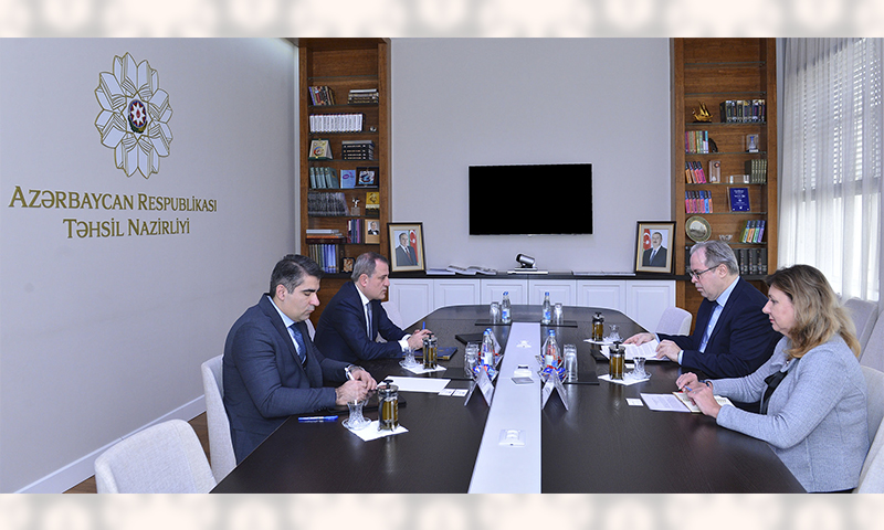 Təhsil naziri Latviyanın ölkəmizdəki səfiri ilə görüşüb