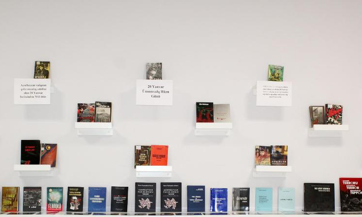 Mərkəzi Elmi Kitabxanada 20 Yanvar faciəsi ilə bağlı kitab sərgisi