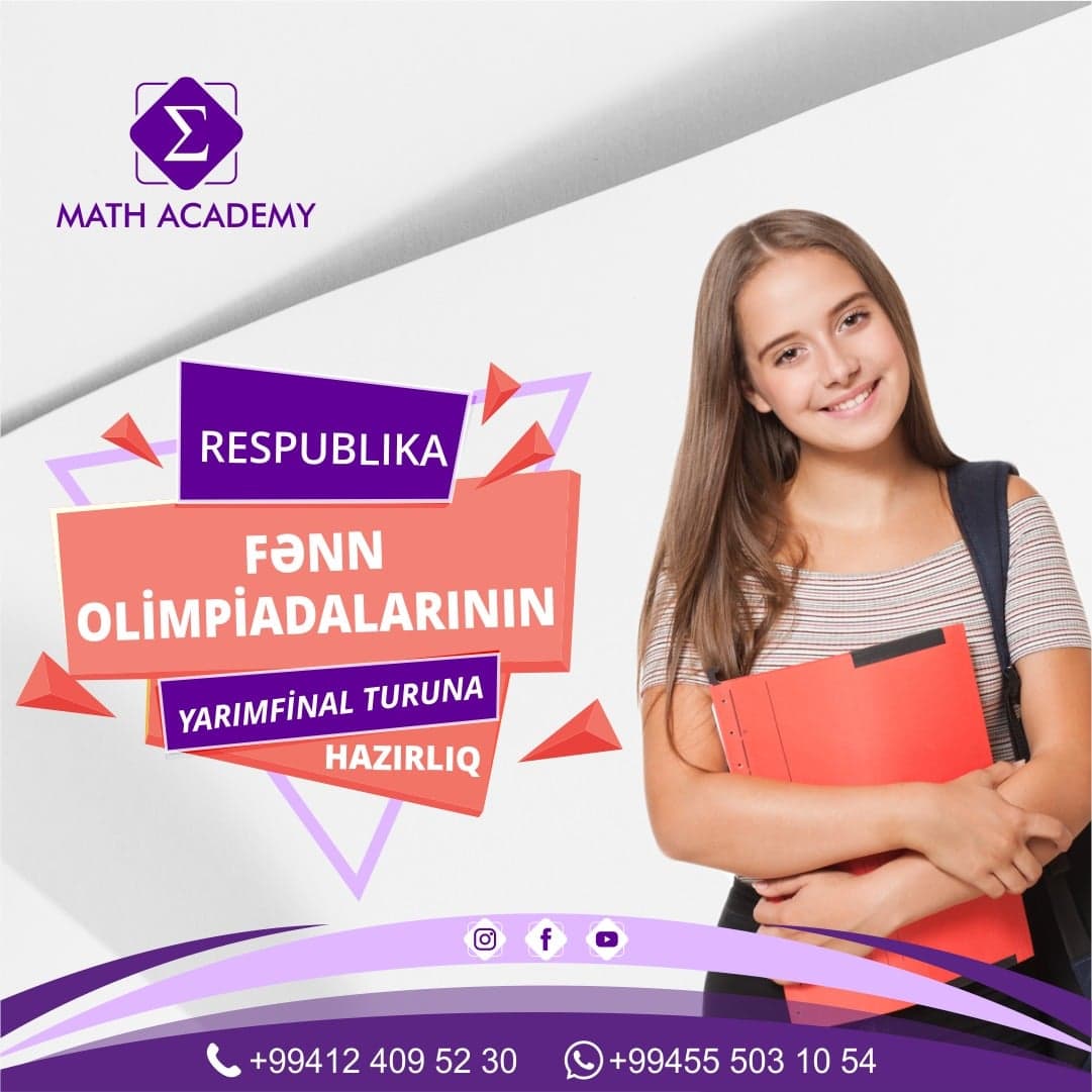  “MATH Academy”-dən olimpiadaya hazırlaşanlar üçün əla fürsət – Yüksək nəticələrə tələsin