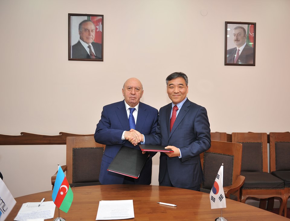 BMU ilə Cənubi Koreyanın İnha Universiteti  arasında anlaşma memorandumu imzalanıb