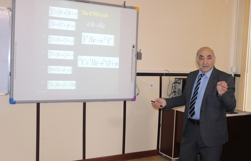 “Massiv ulduzların təkamül xüsusiyyətləri” mövzusunda müzakirələr aparılıb