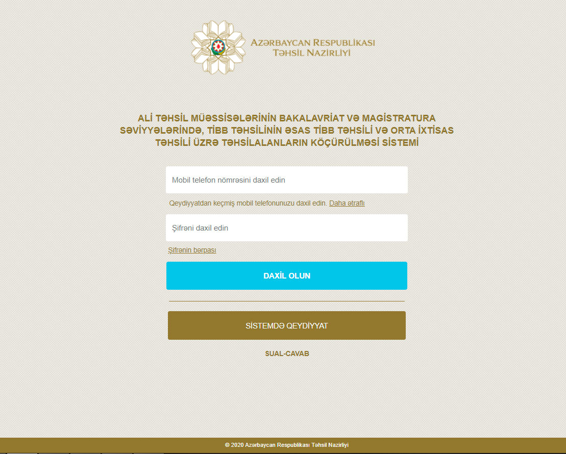 3083 tələbə köçürülmək üçün müraciət edib-RƏSMİ